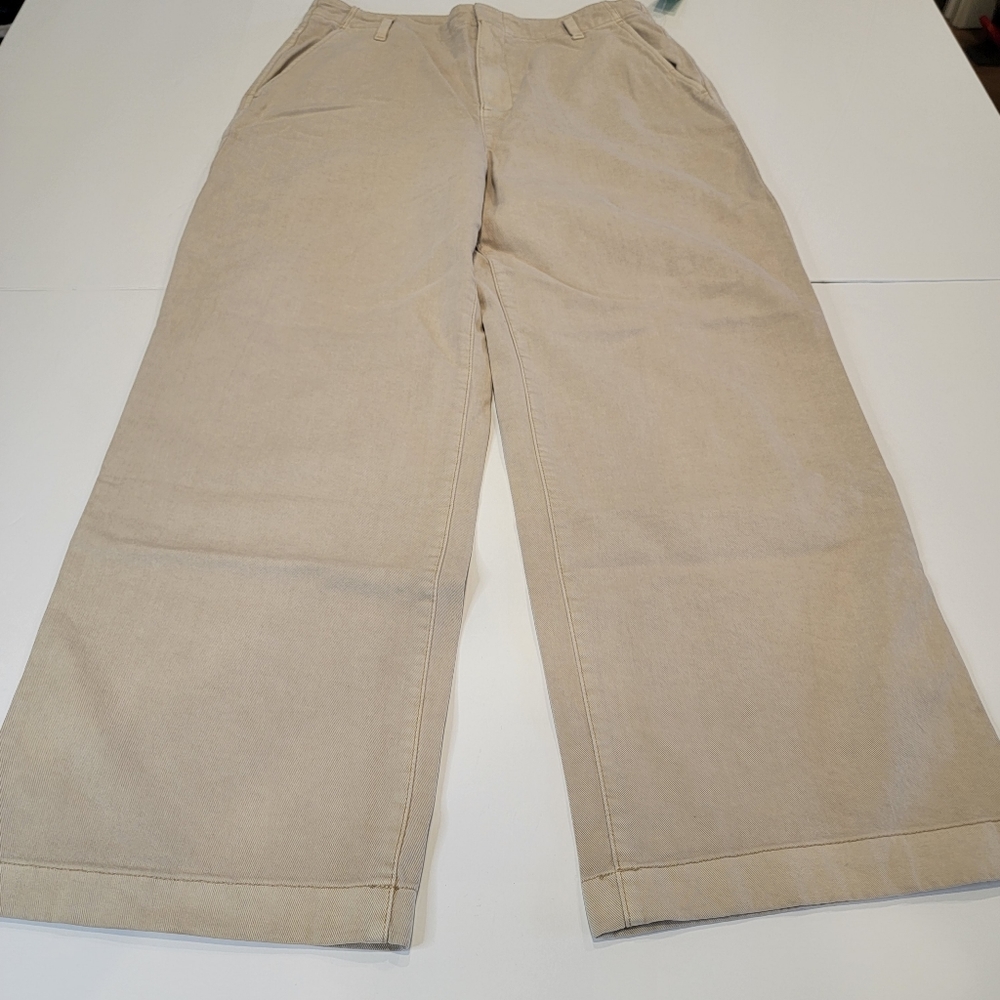 Gap Loose Wide Leg Pant Moonstone Beige Size 12 NWT! - Picture 5 of 16